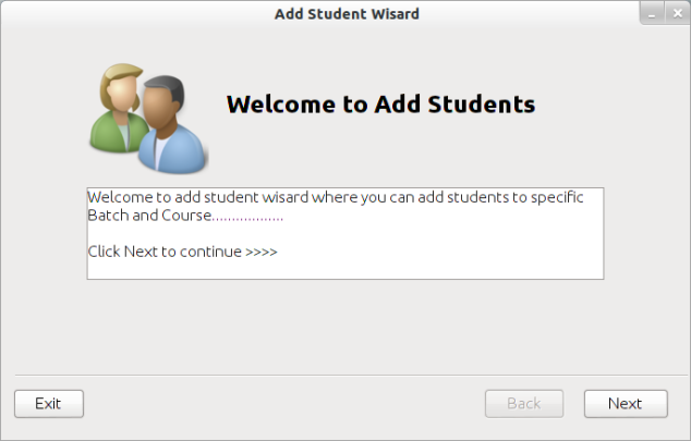 Student Registration Wizard