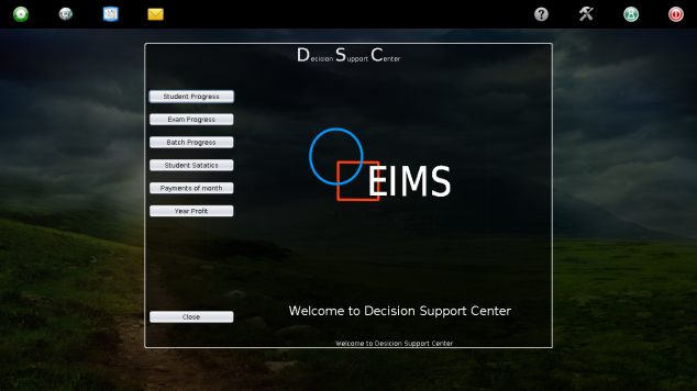Decision Support Center of EIMS